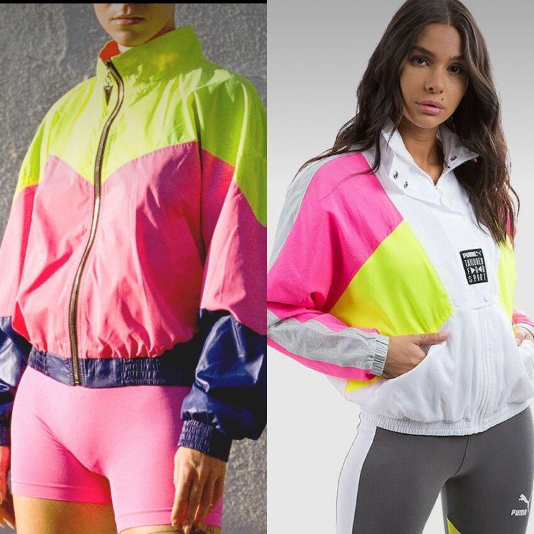 bright pink windbreaker