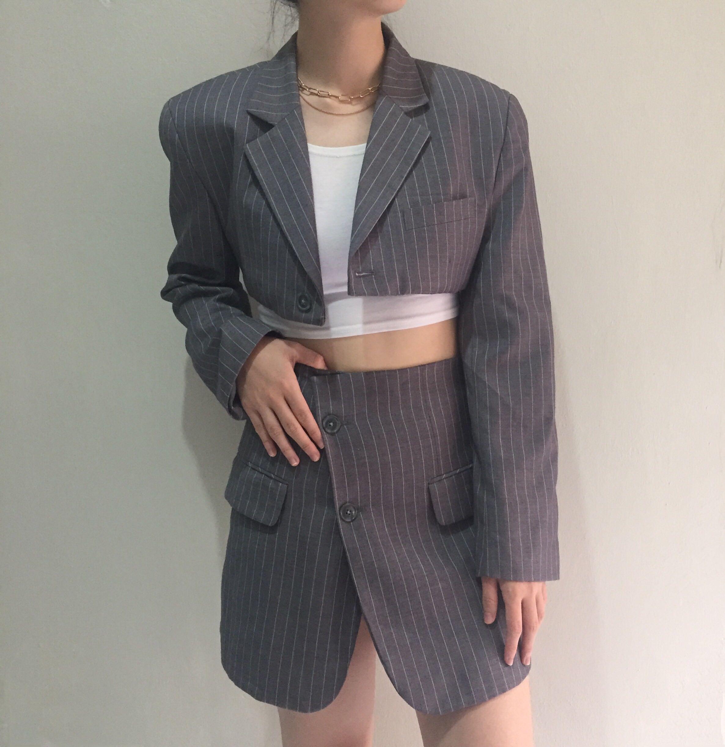 Reworked blazer set clearance