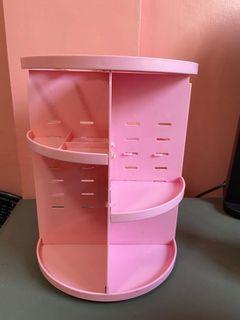 Acrylic - Round turning organizer in Pink