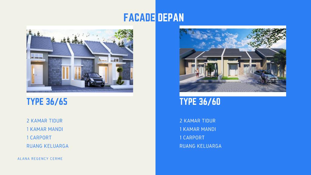Rumah Murah Gresik ALANA CERME Free Biaya & Subsidi KPR Serah Terima