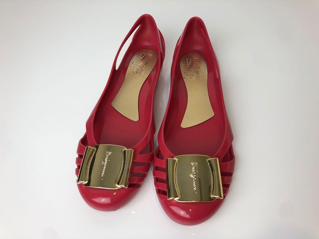Salvatore Ferragamo Vara Rubber Shoes