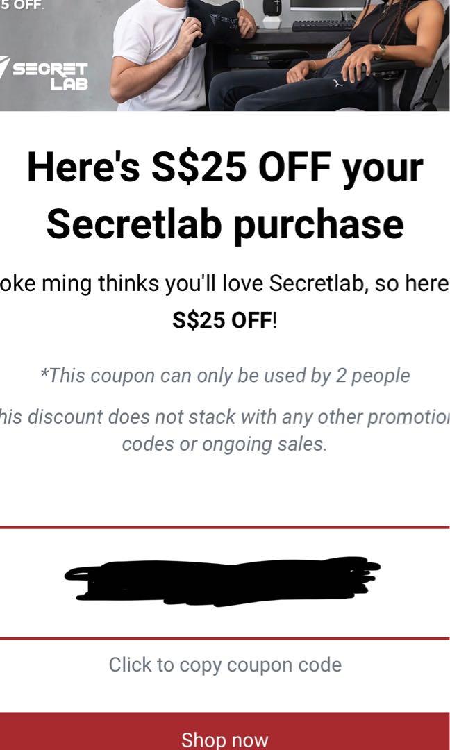 Discount codes for secret lab 2025
