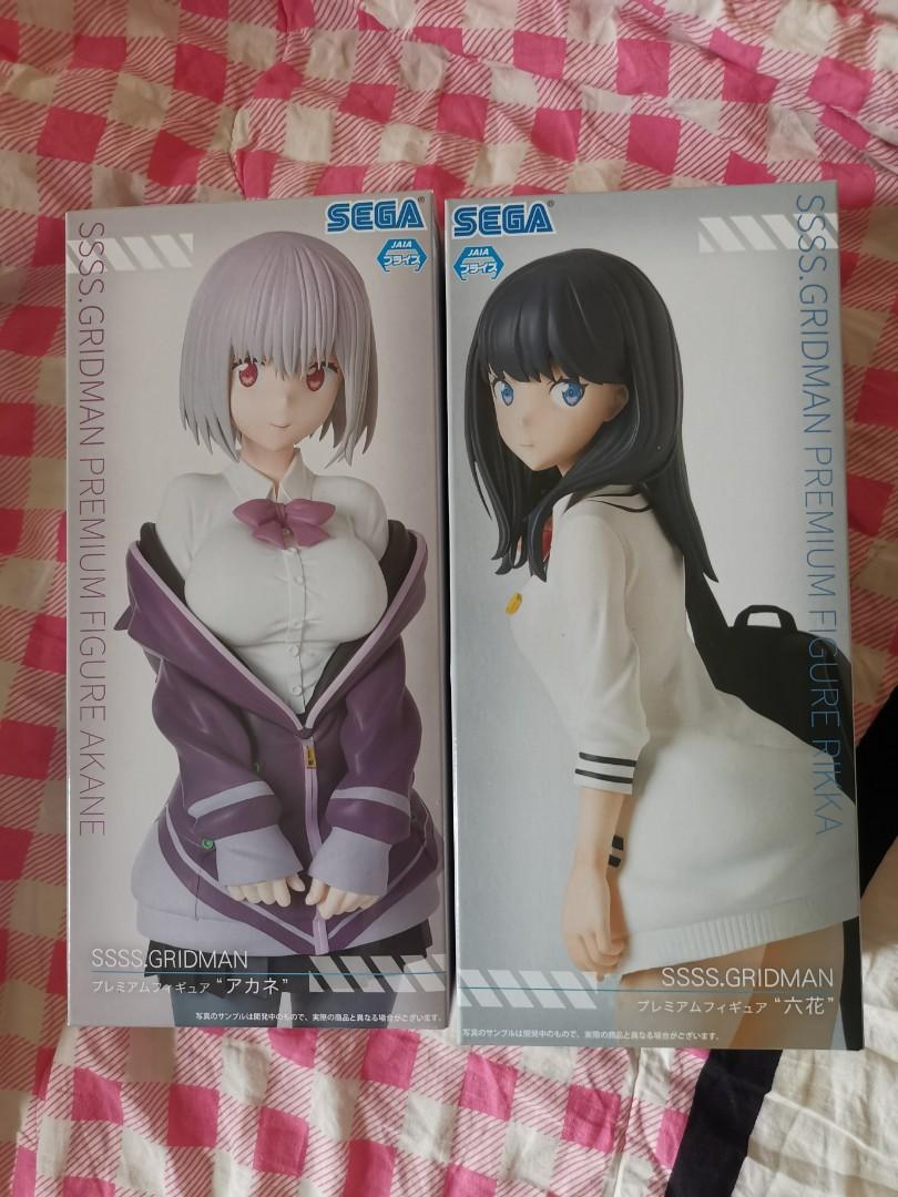 Ssss Gridman Akane Shinjo Rikka Takarada Premium Figure 2 Set Sega Ssss Gridman Other Anime Collectibles Collectibles