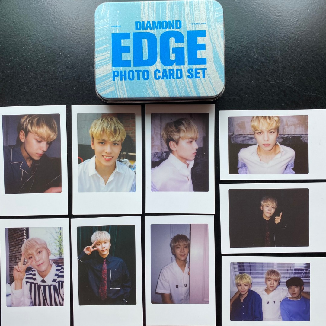 seventeen diamond edge polaroids vernon seungkwan wonwoo woozi