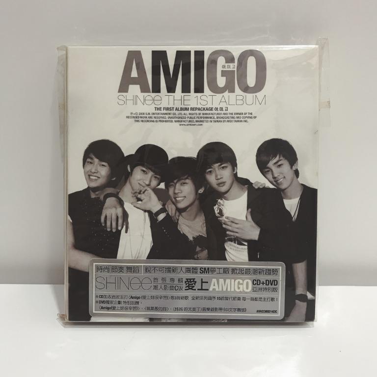 【專輯】SHINee 台版 首張正規專輯《AMIGO》CD+DVD 亞洲特別版