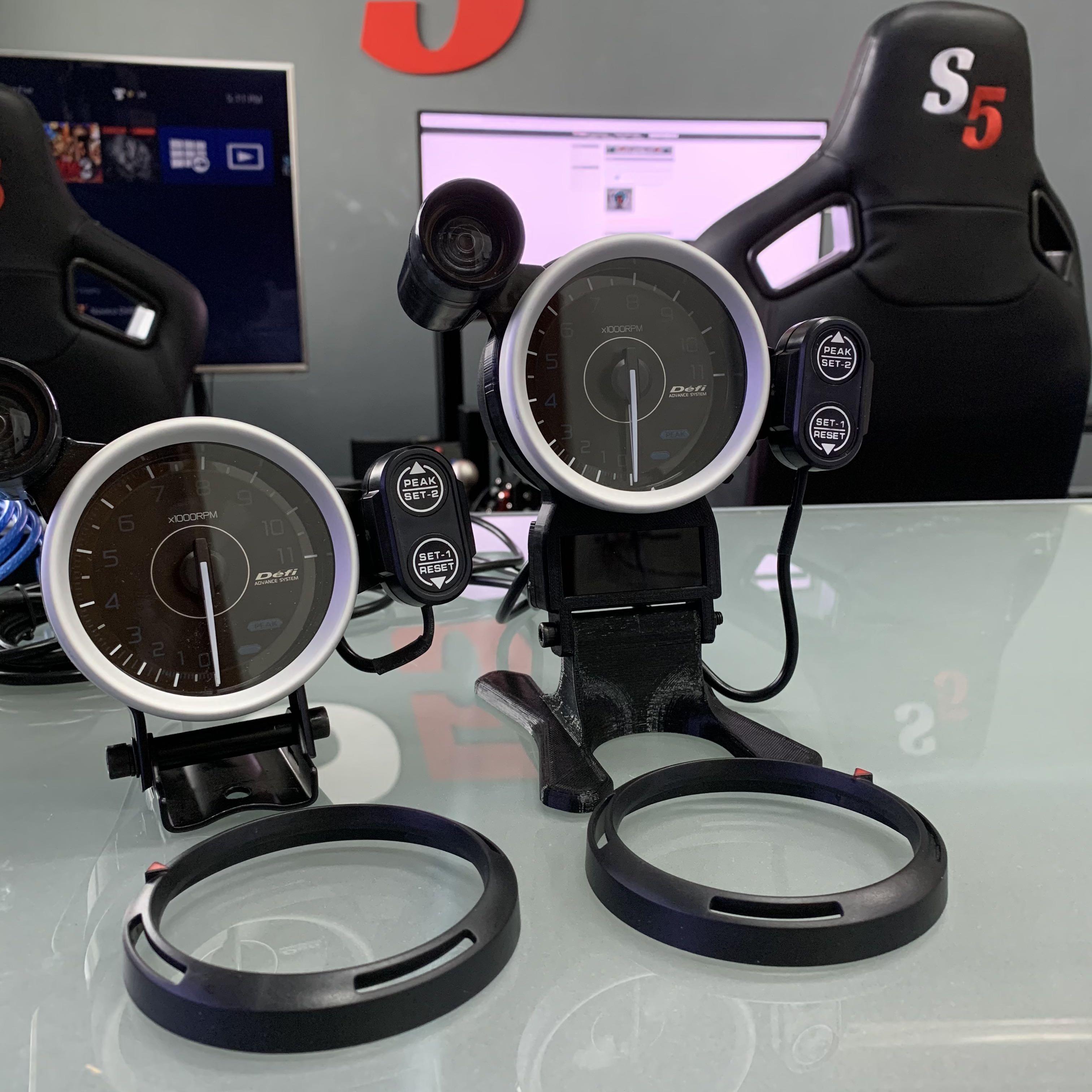 Sim racing tachometer gauge / simracing rpm gauge / rpm tachometer