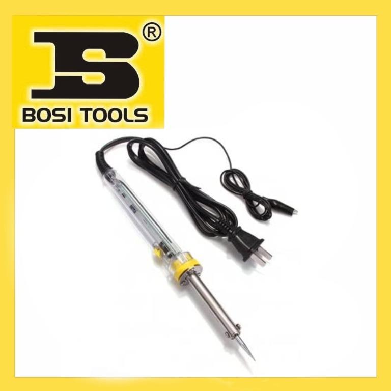 Soldering iron (Category: Construction Tools & Equipment) located in Manila. Submitted by tina.sales (Listing ID 1086354232, Image 1). Description: Soldering iron Brand;Bosi Model;60w Price;567 BOSI TOOLS Product For other product inquiries pls contact us. Globe: 0 9 4 5 6 5 3 6 1 6 2 Smart: 0 9 6 8 3 8 0 2 3 2 0 Landline: 8 5 5 7 6 6 1 6.