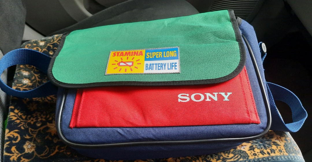Sony Handycam bag vintage, Men's Fashion, Bags, Sling Bags on Carousell