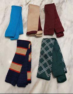 Square End Knitted Tie