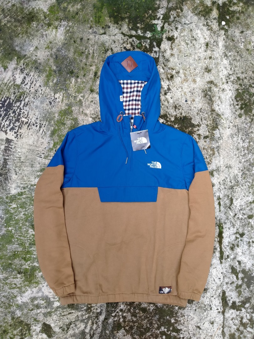 The North Face Anorak Jacket Fesyen Pria Pakaian Baju Luaran di Carousell