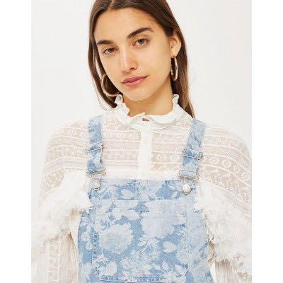 Topshop dungaree dress on sale