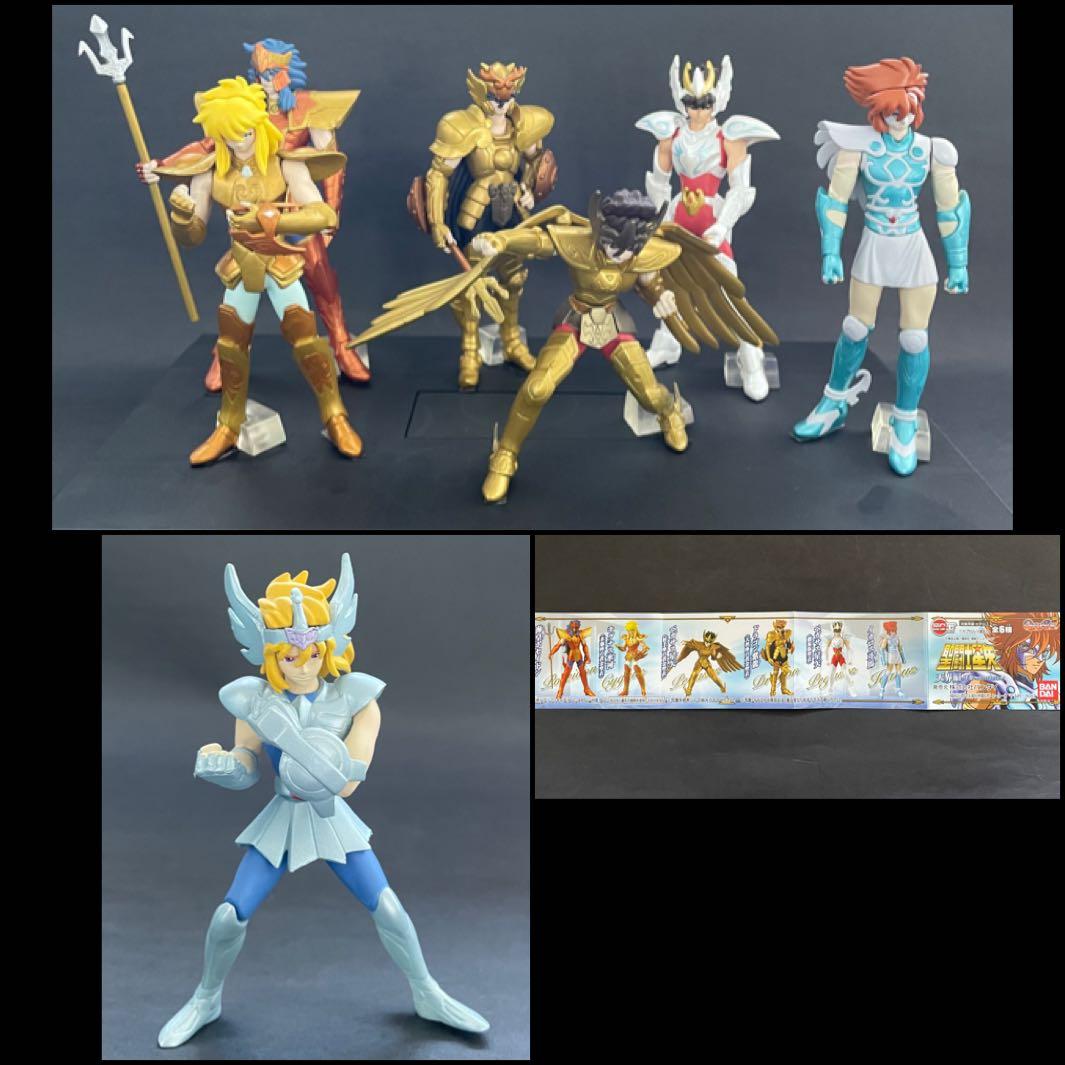 全新正貨日本bandai 聖鬥士星矢saint Seiya 中古經典動漫絕版扭蛋模型玩具公仔擺設天界篇全套連蛋紙另送天鵝座冰河model Figure