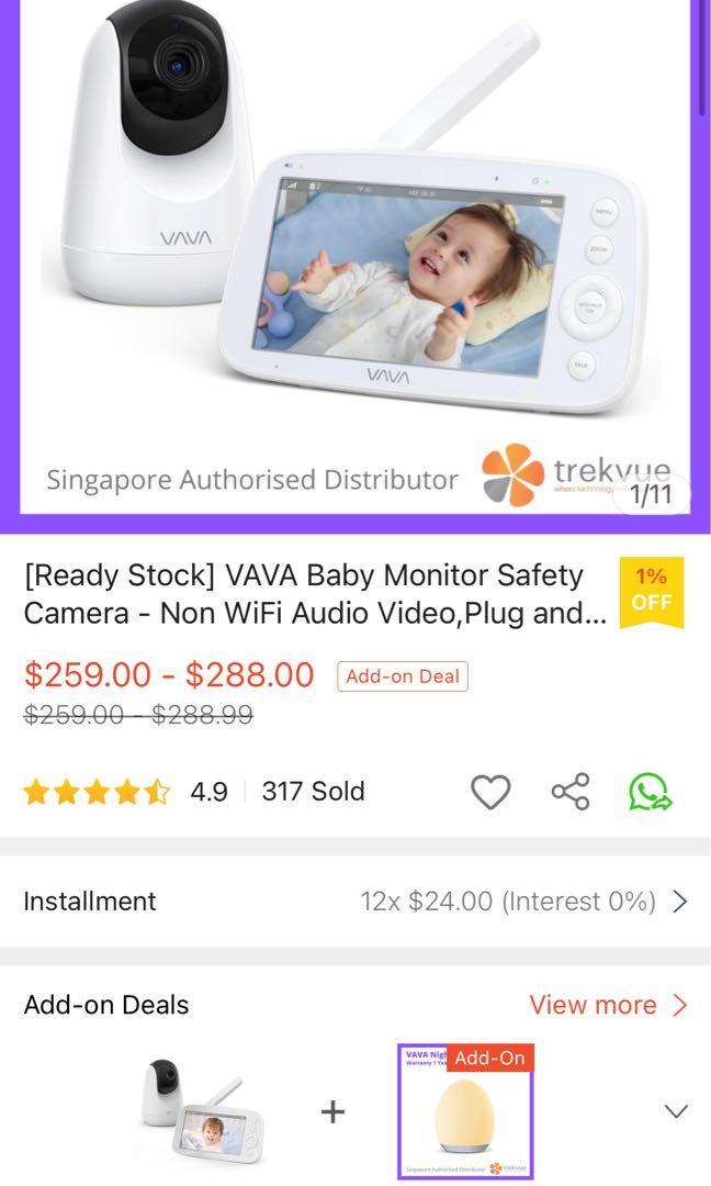 Vava Baby Monitor, Babies & Kids, Baby Monitors on Carousell