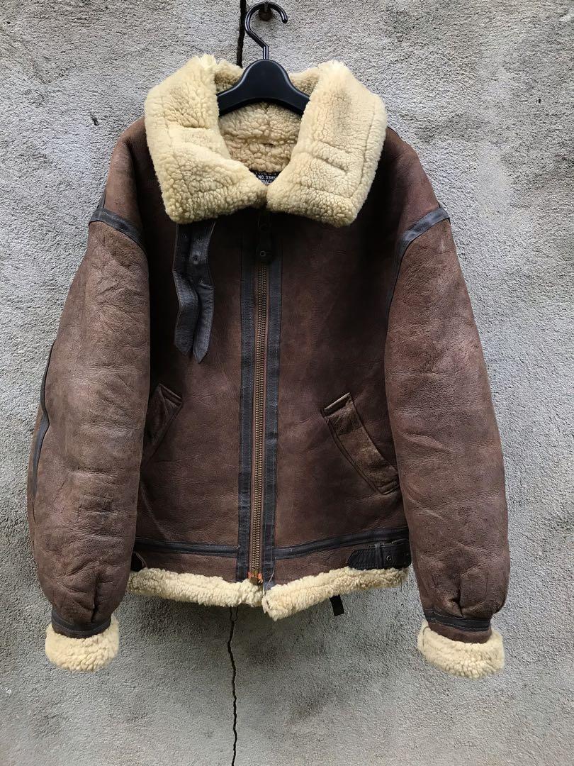 vintage avirex b3 leather jacket, Men's 