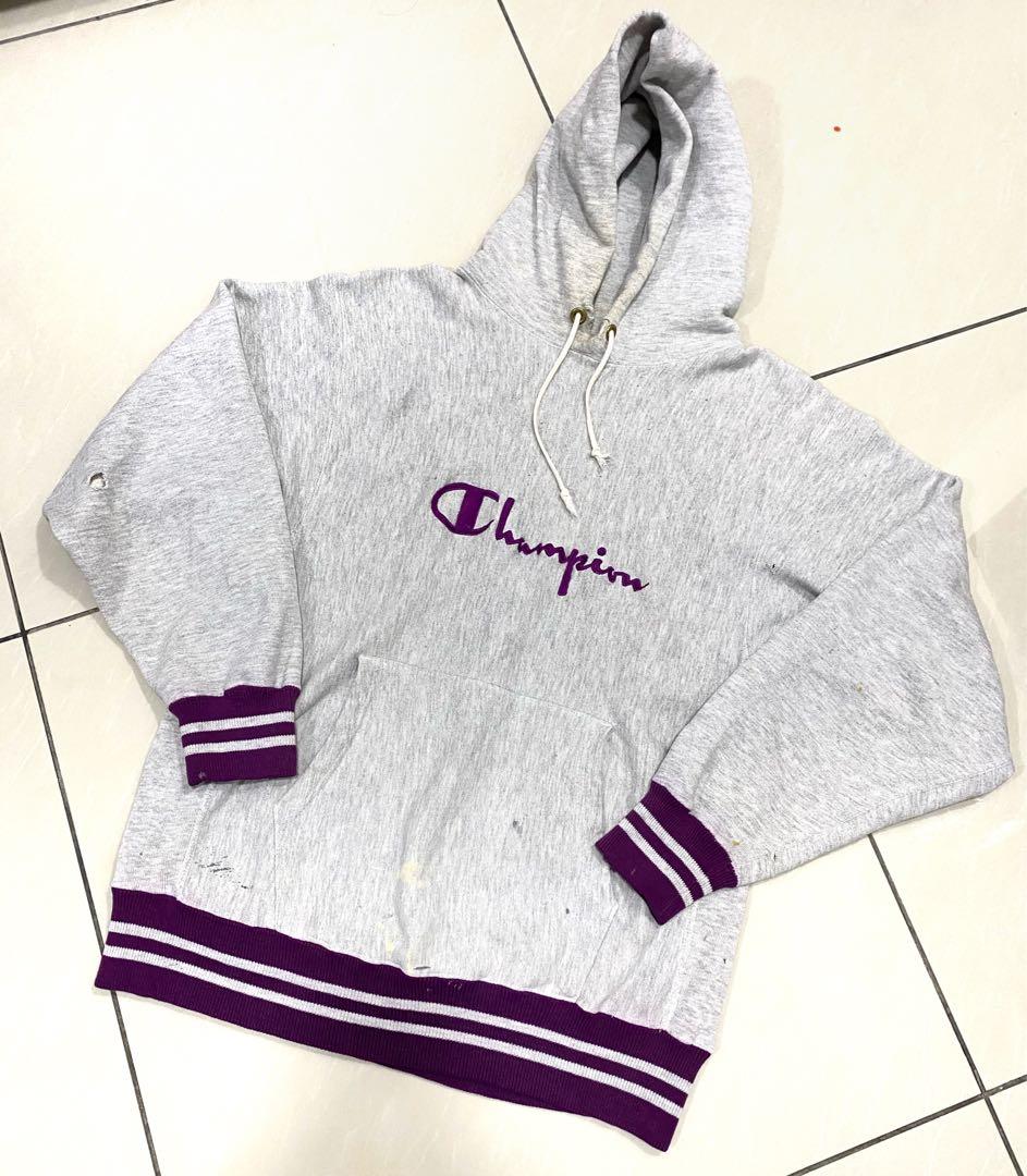 Vintage Champion reverse weave Hoodie Men s Fashion Tops Sets