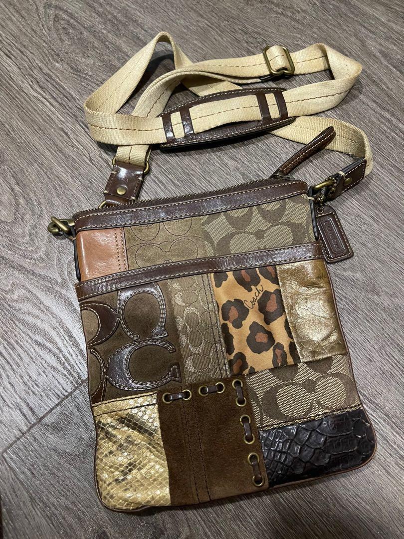 VINTAGE Coach Puzzle Sling Bag