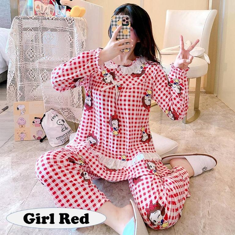 Women LACE PYJAMAS Size L 4XL Set Baju Tidur Wanita Baju Tidur Perempuan Baju Tido Women Pyjamas Women Pajamas Women Plus Size Women s Fashion New Undergarments Loungewear on Carousell