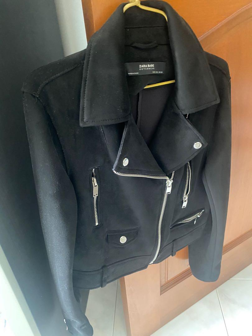 black jacket from zara