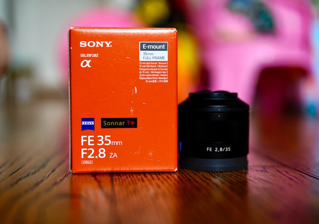 90%新Sony Zeiss Sonnar T* FE 35mm F2.8 ZA (SEL35F28Z), 攝影器材