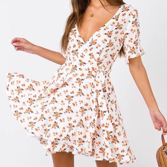 PRINCESS POLLY TAY MINI DRESS IN FLORAL ...