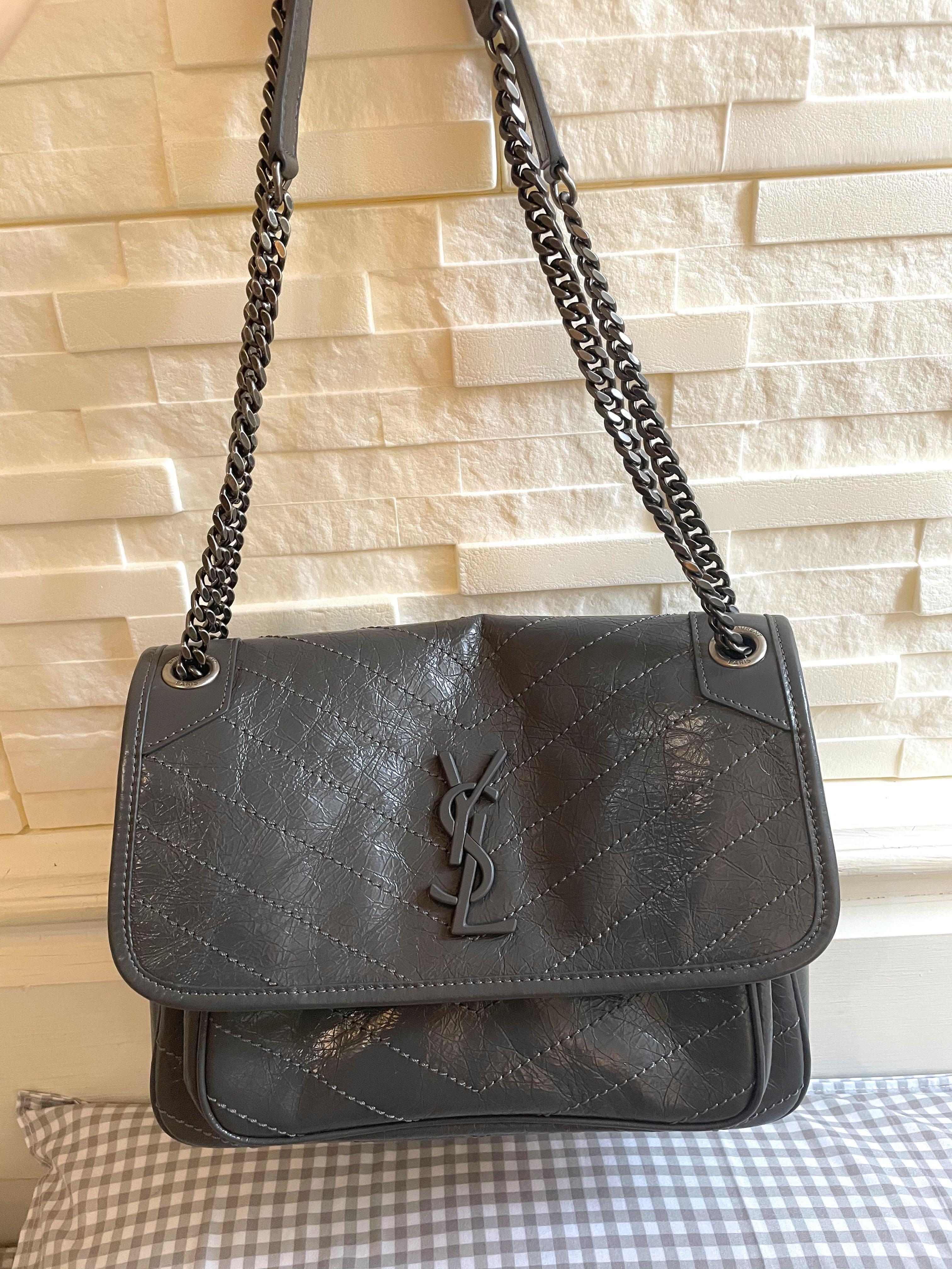 限時降價 購證ysl Niki 深灰色yves Saint Laurent 聖羅蘭 名牌精品 精品包包在旋轉拍賣 限時降價 購證ysl Niki 深灰色yves Saint Laurent 聖羅蘭 名牌精品 精品包包在旋轉拍賣
