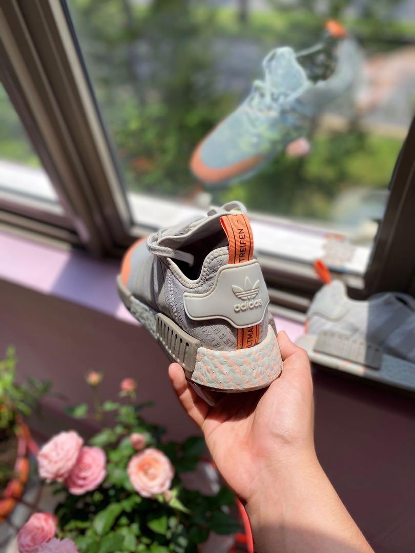 FREE Adidas NMD R1 Terra Cotta Metal Grey Women s Fashion