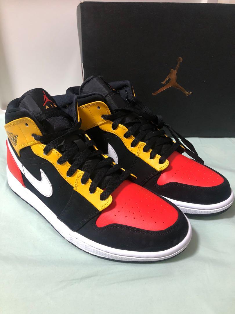Jordan amarillo orange clearance