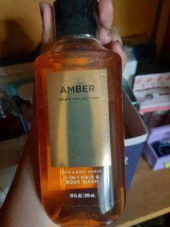 Amber mens bath and body wash