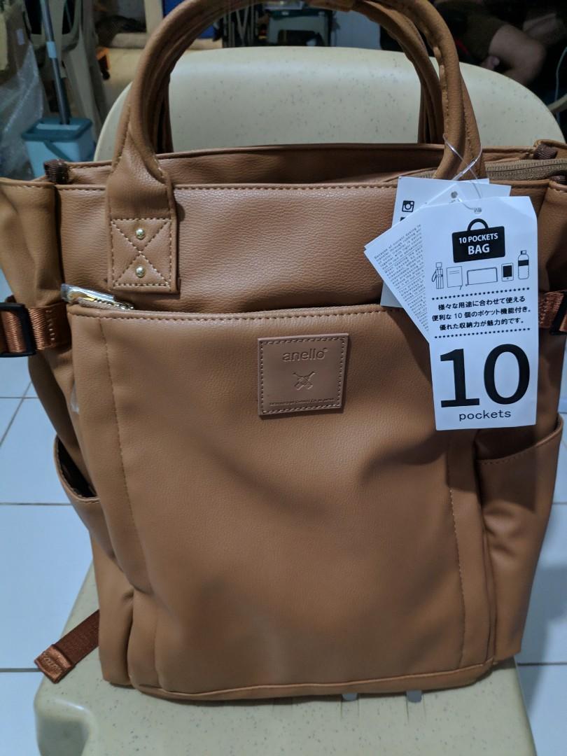 Anello 10 pocket store 2 way backpack review