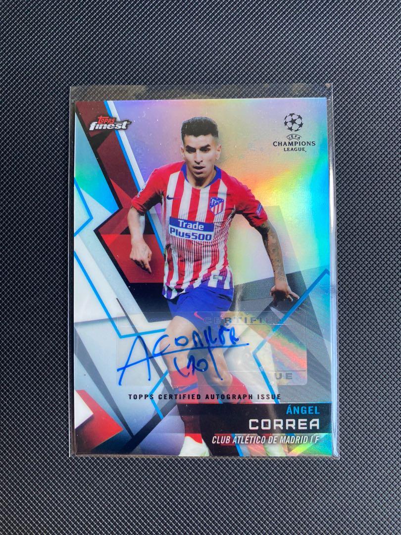 2018-19 topps Finest ANGEL CORREA 2023-24 TOPPS UEFA Club