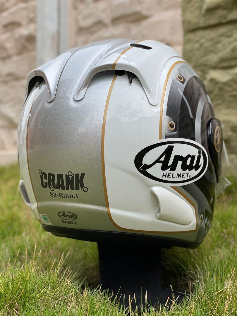 Arai Sz Ram3 Crank silver Motorbikes on Carousell