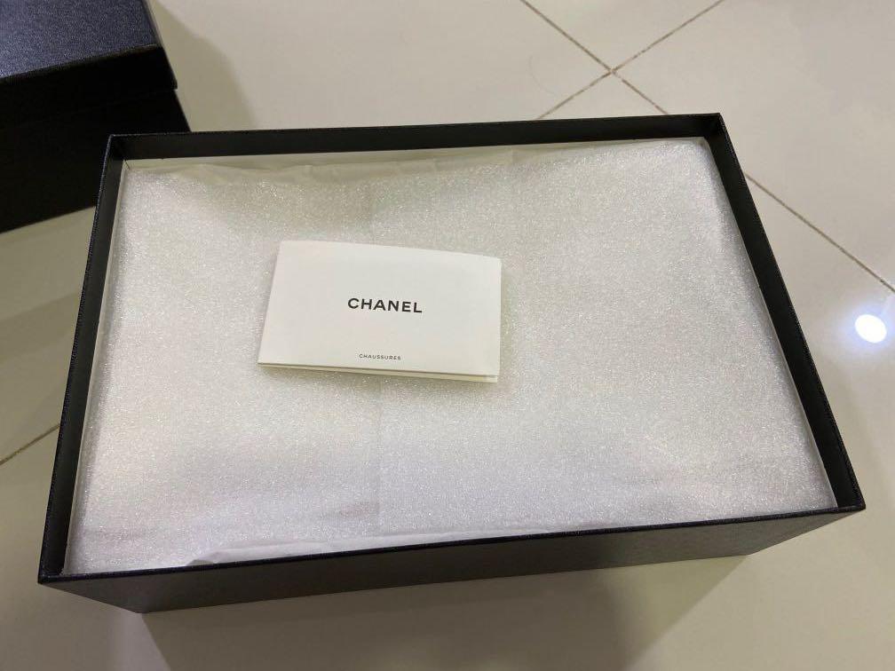 Authentic Chanel shoe boxes, Luxury, Accessories on Carousell