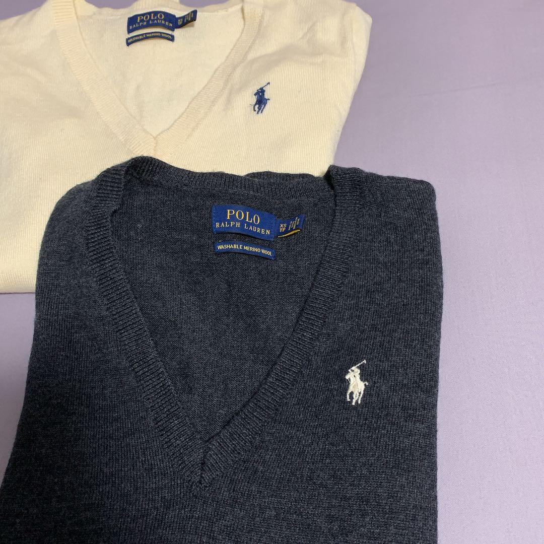 Authentic Polo Ralph Lauren V-neck washable merino wool sweater jumper knit  long sleeve top, Men's Fashion, Tops & Sets, Tshirts & Polo Shirts on  Carousell