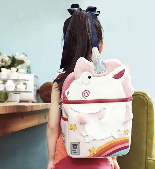 Beddy Bear korean kids unicorn bagpack, Babies Kids, Going Out