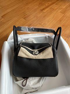 BNIB Hermes Lindy 26 Noir PHW