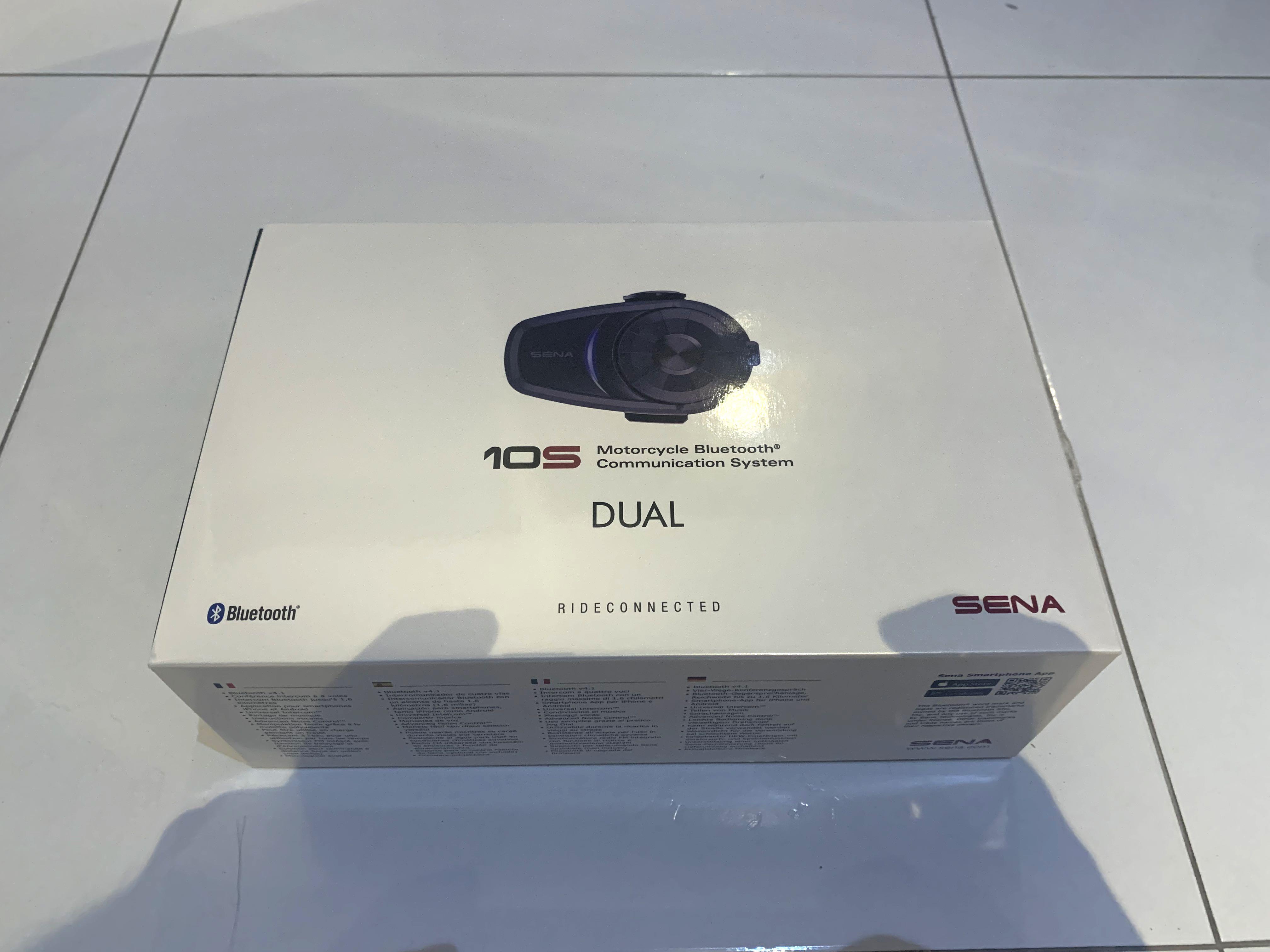 Sena 10s dual 2025 bluetooth headset & intercom
