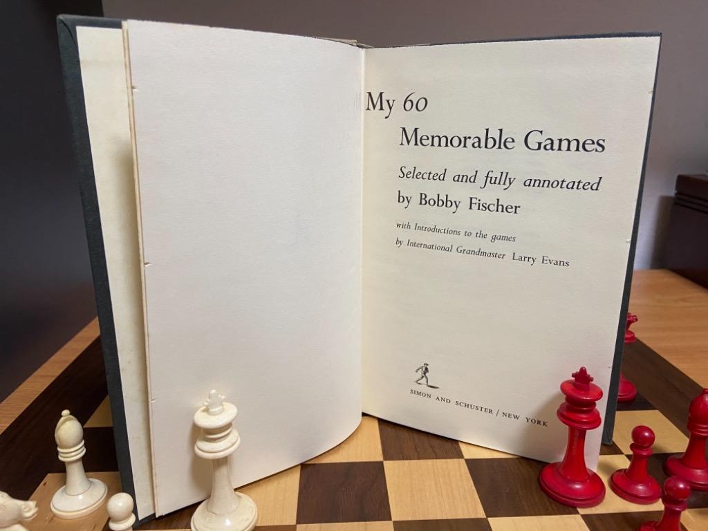 BIBLIO, My 60 Memorable Games. by FISCHER, BOBBY, New York, Simon And  Schuster, n.d.