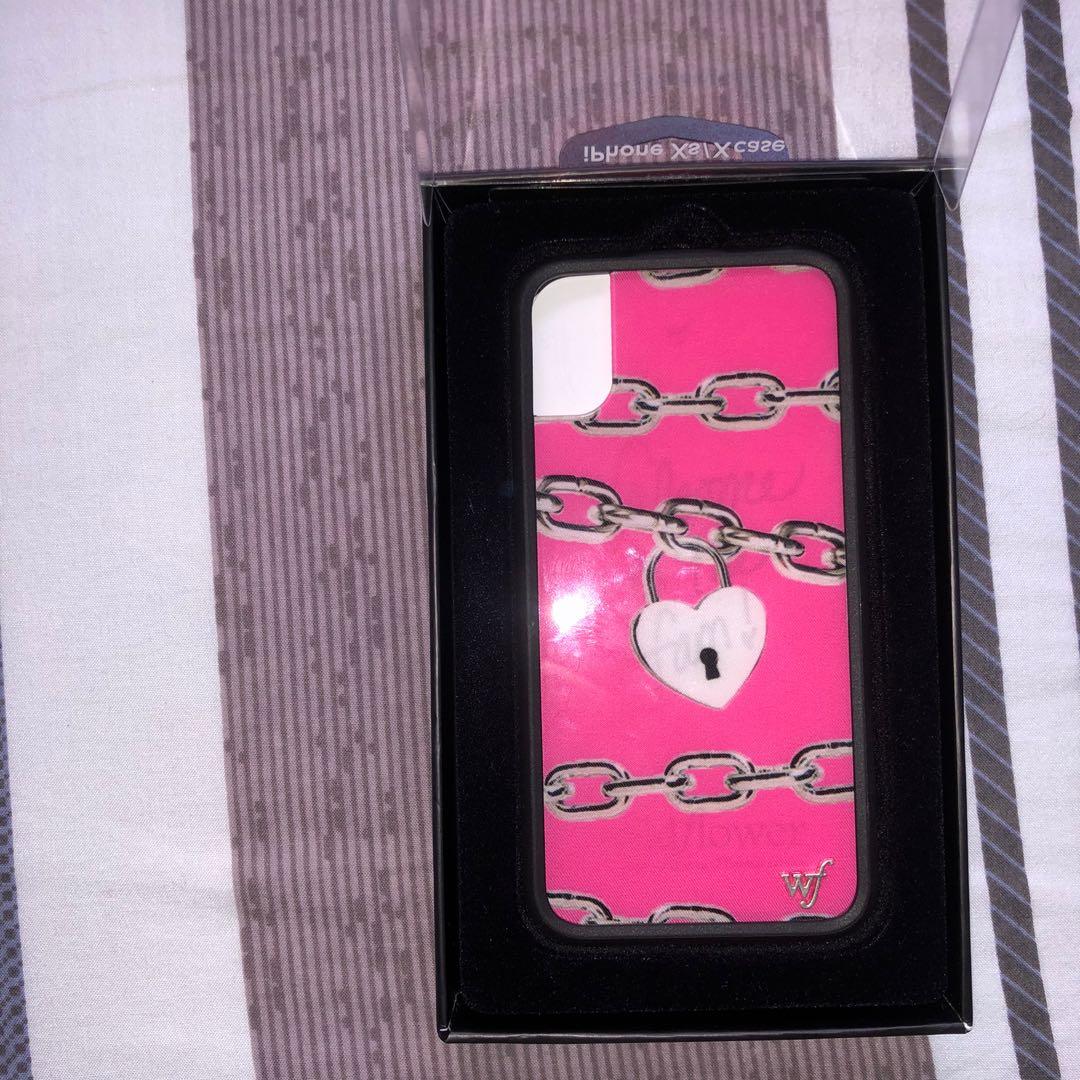 pink chains wildflower case