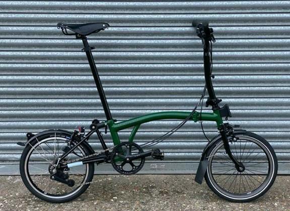 Brompton racing green 2024 black