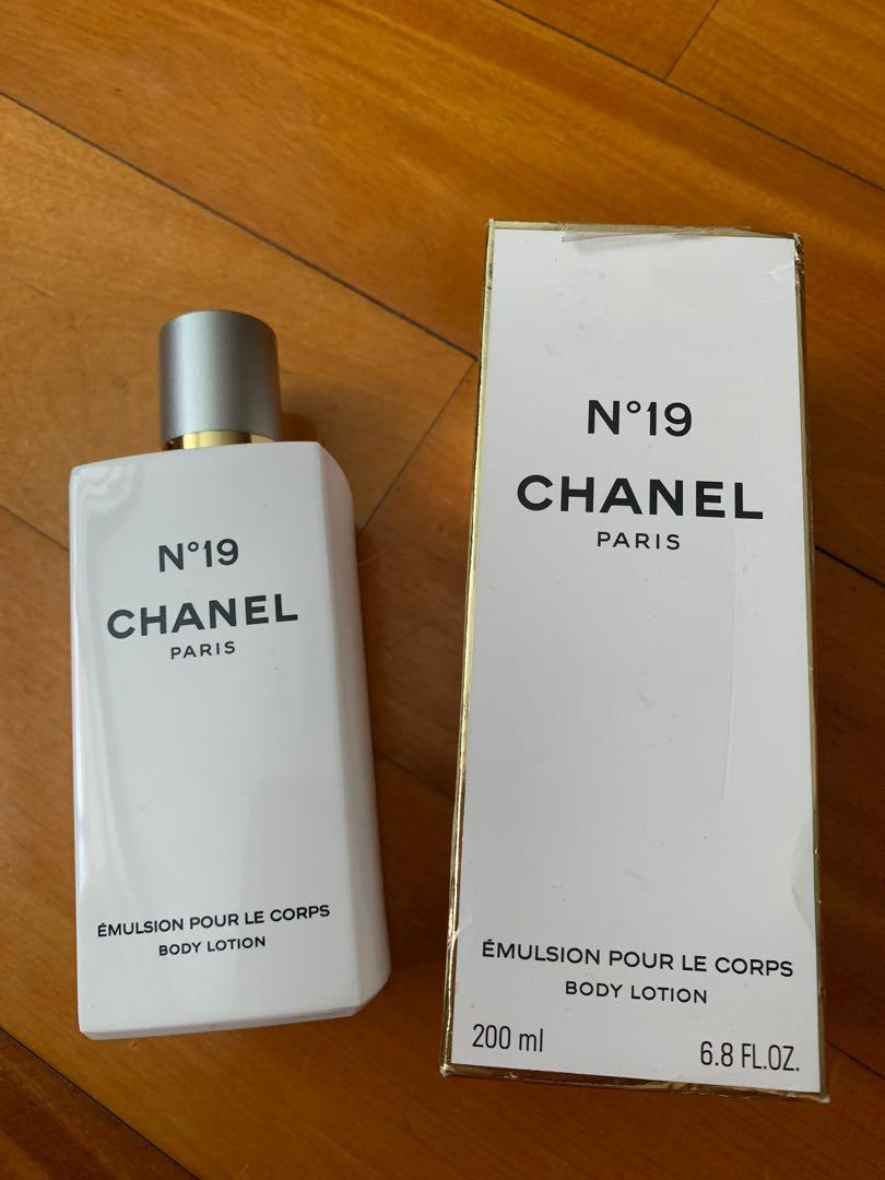 Chanel 香水身體乳液no19 body lotion, 美容＆化妝品, 沐浴＆身體護理