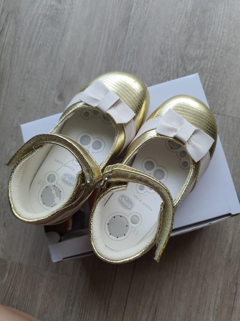 Chicco ballerina shoes in gold