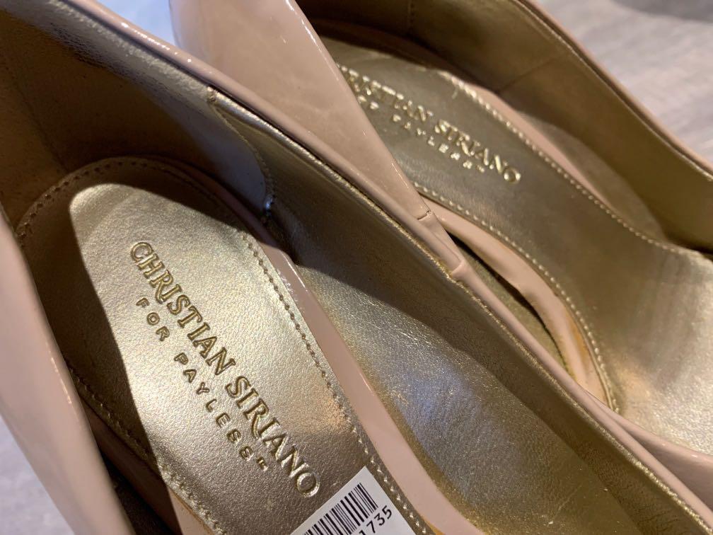Christian siriano top nude heels