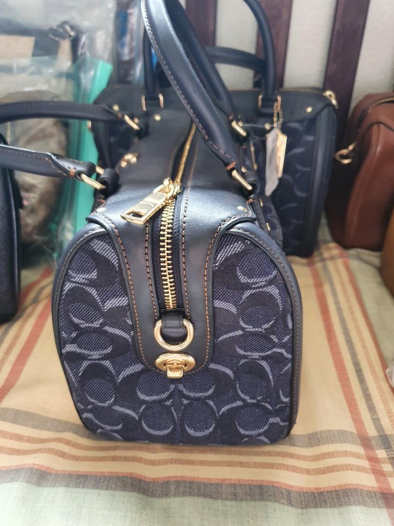 Coach Bennett Satchel in Signature Denim