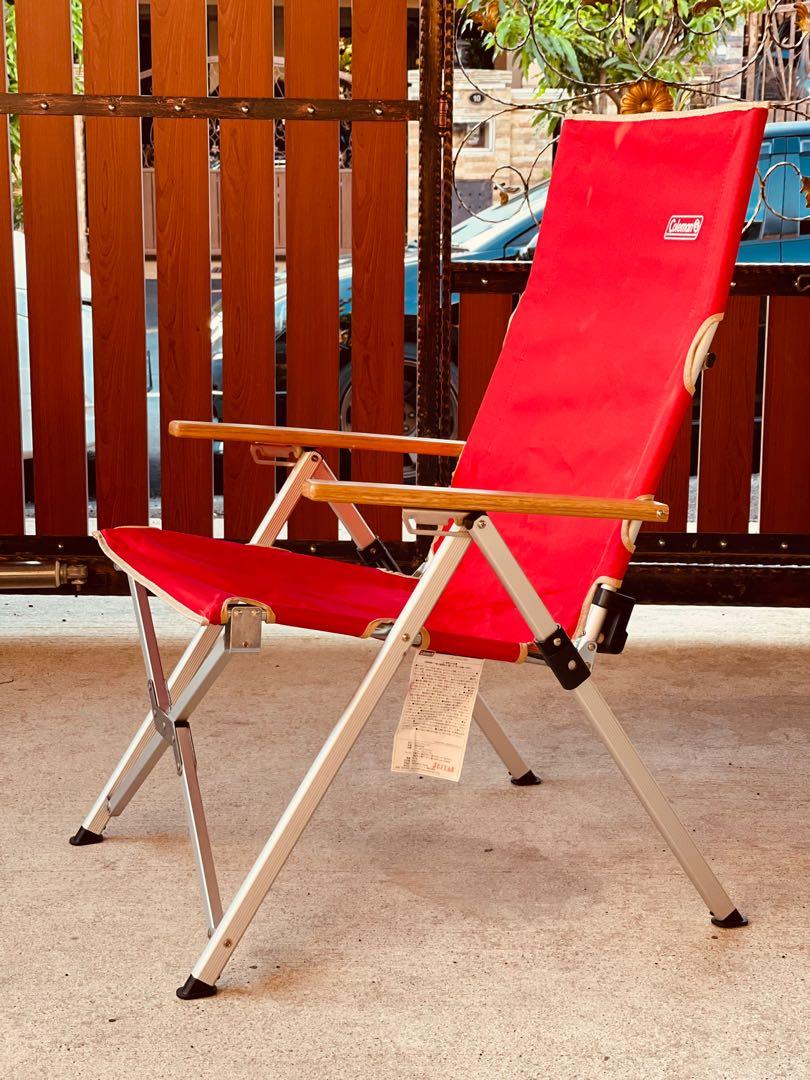 Coleman sling chair sales red