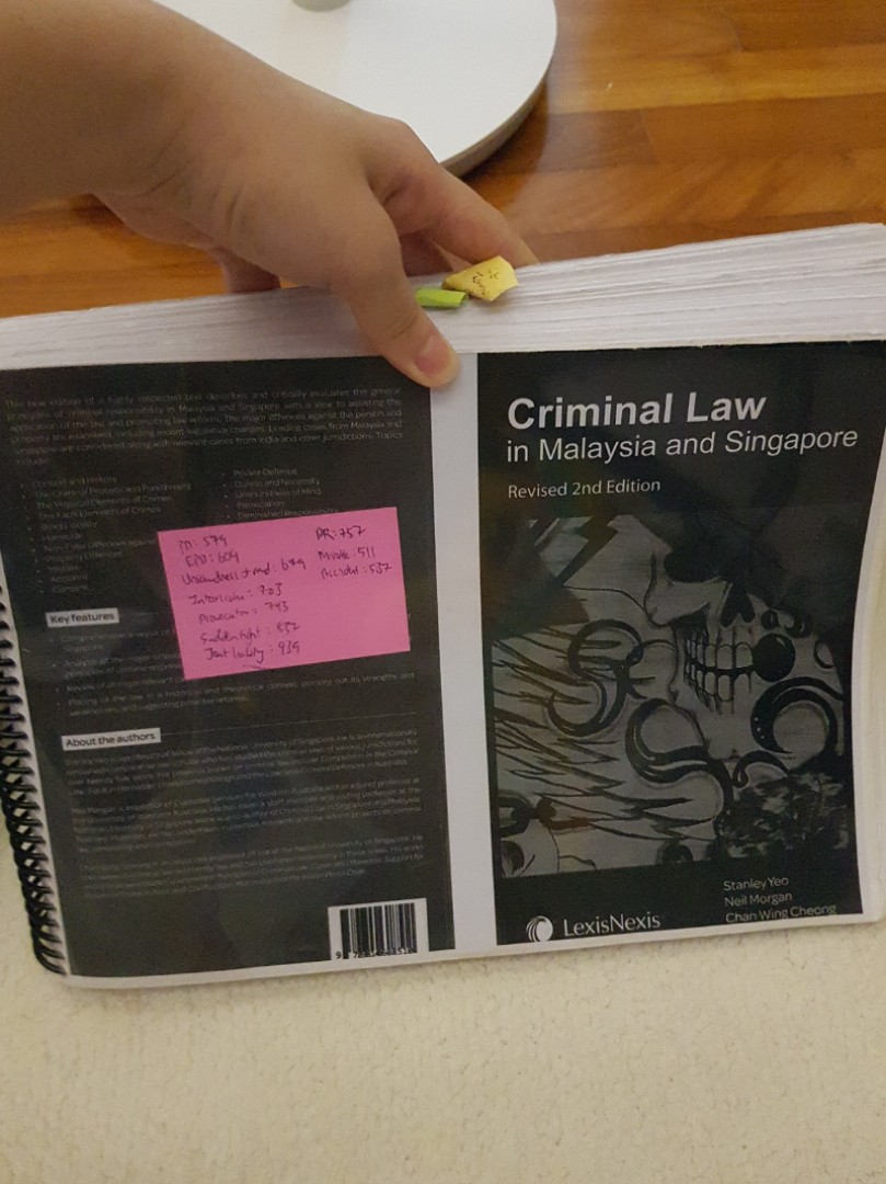 Criminal Law Malaysia and Singapore, Computers & Tech, Office