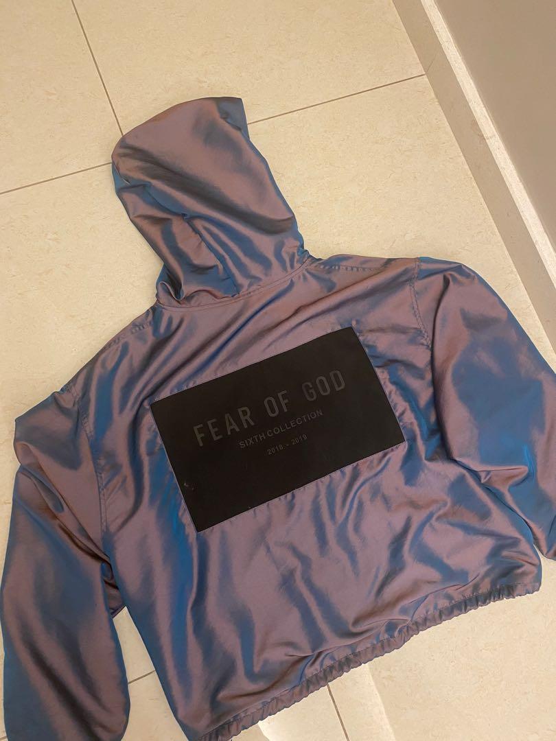 Fear of god iridescent jacket top