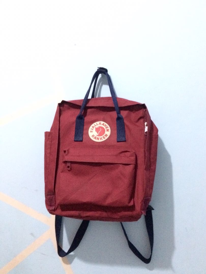 Fjallraven kanken maroon sales