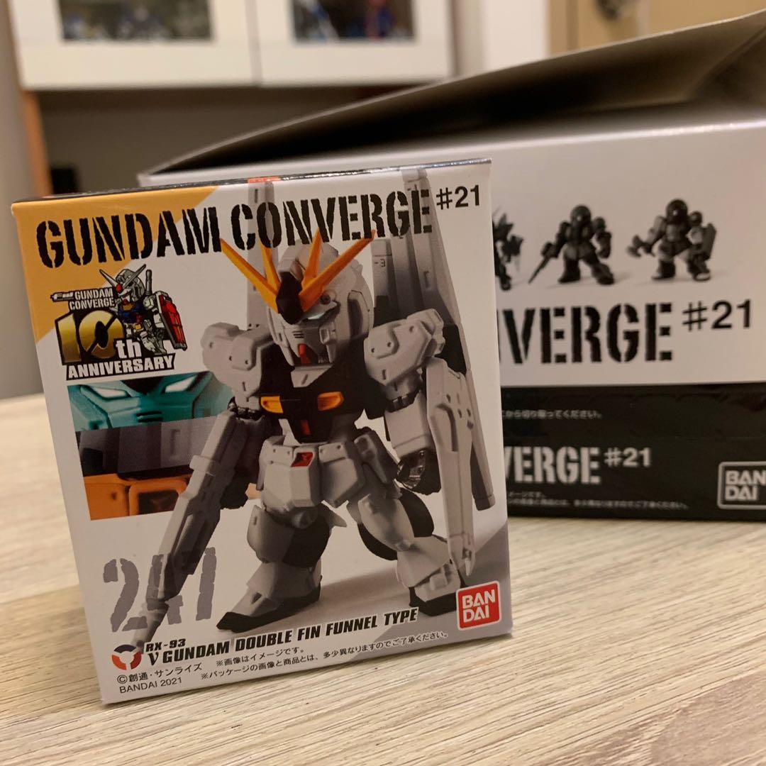 Fw Gundam Converge 21 Nu Gundam Double Fin Funnel Type 247 興趣及遊戲 玩具 遊戲類 Carousell