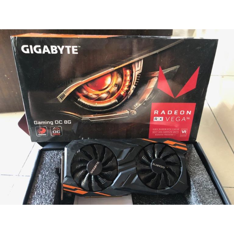  Gigabyte Radeon RX Vega 56 8G Graphic Cards GV