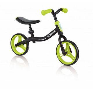 mint green balance bike